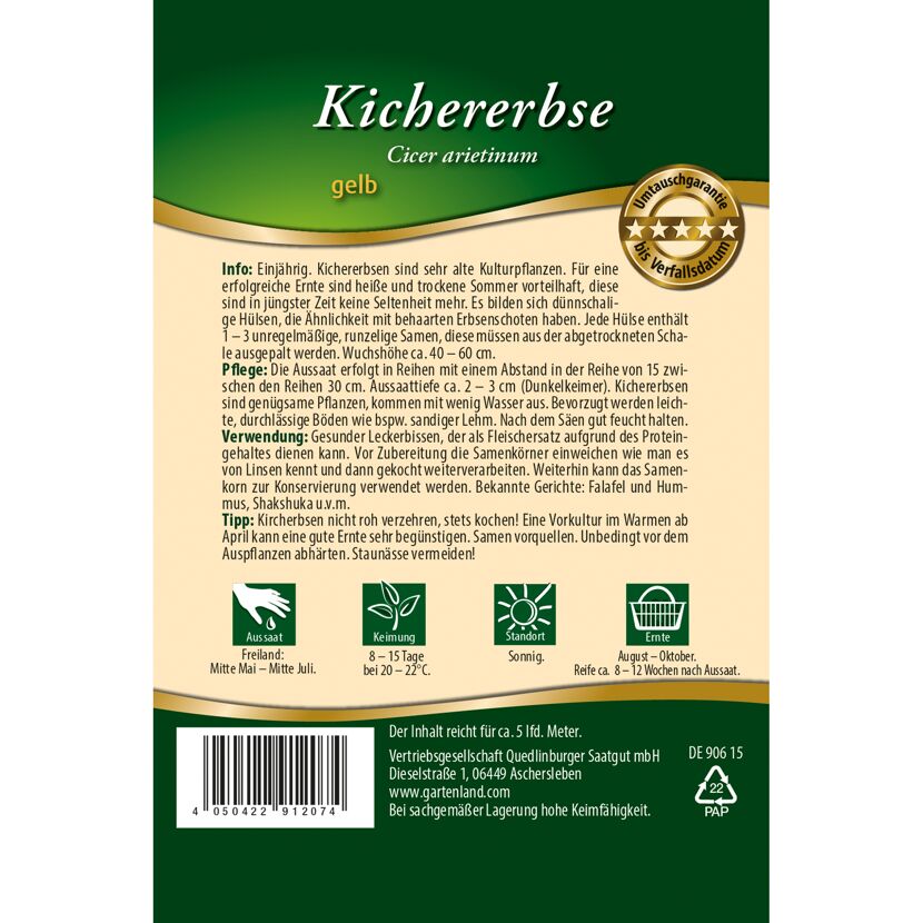 Kichererbse gelb