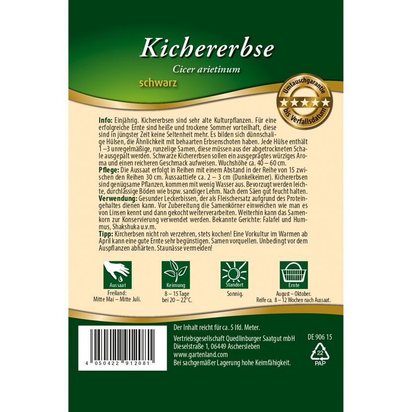 Kichererbse schwarz