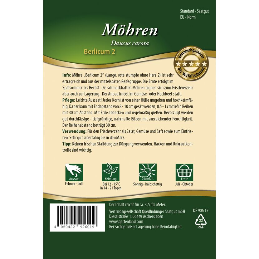 Möhren 'Berlicum 2'