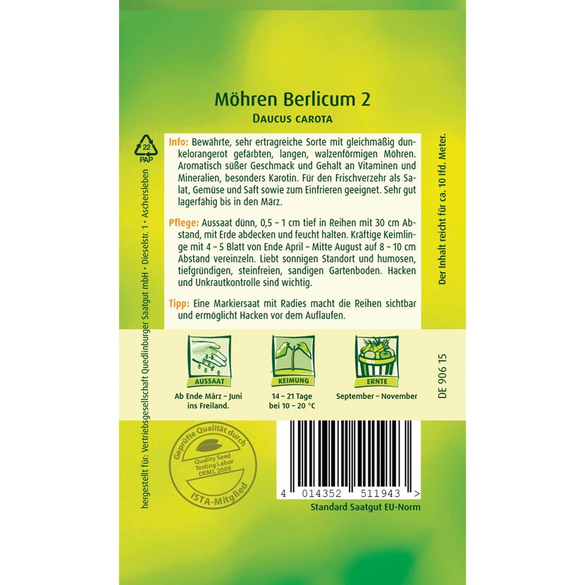 Möhren 'Möhren Berlicum 2'