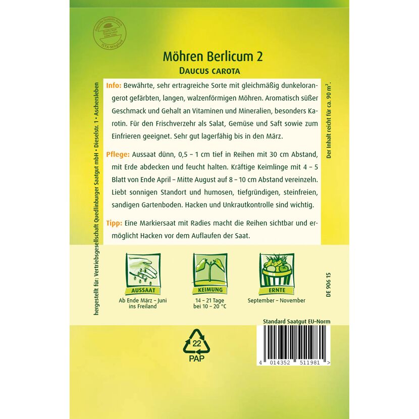 Möhren 'Berlicum 2'