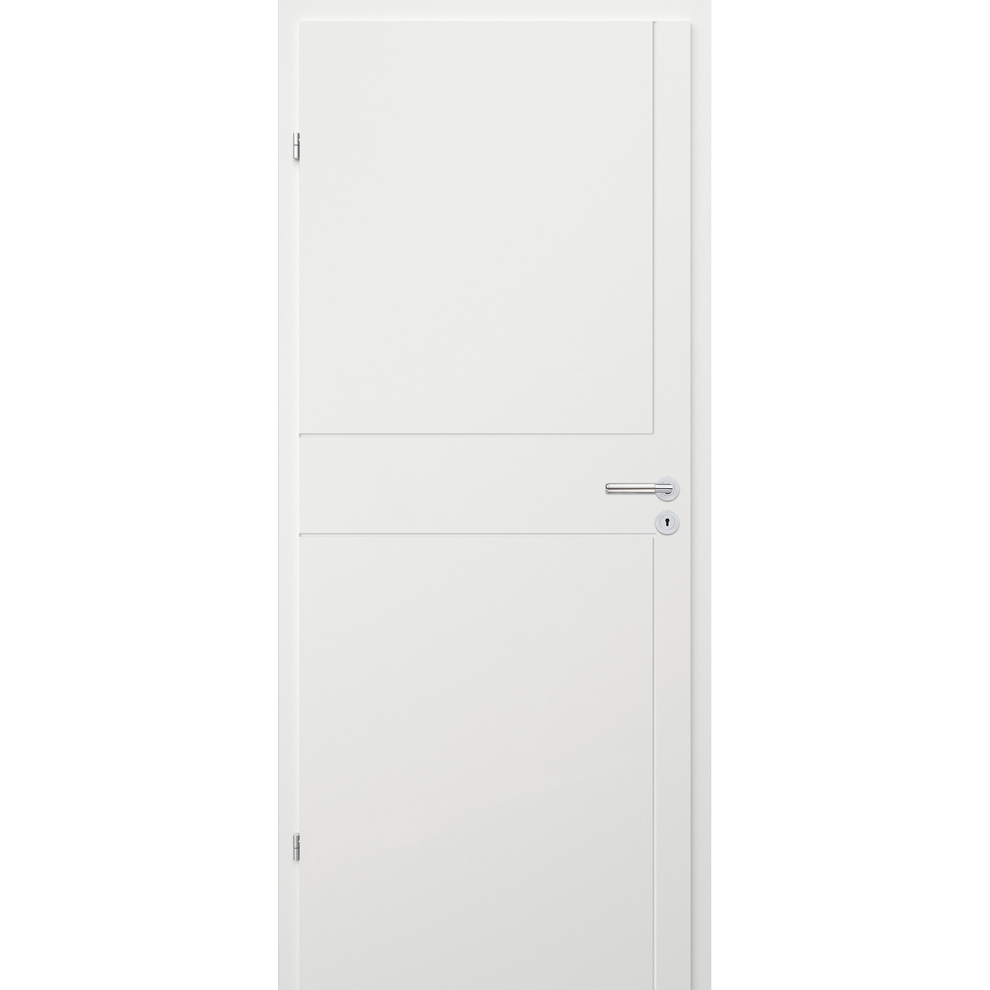 Innentür 'Modern M1' weiß 198,5 x 61 cm, Linksanschlag
