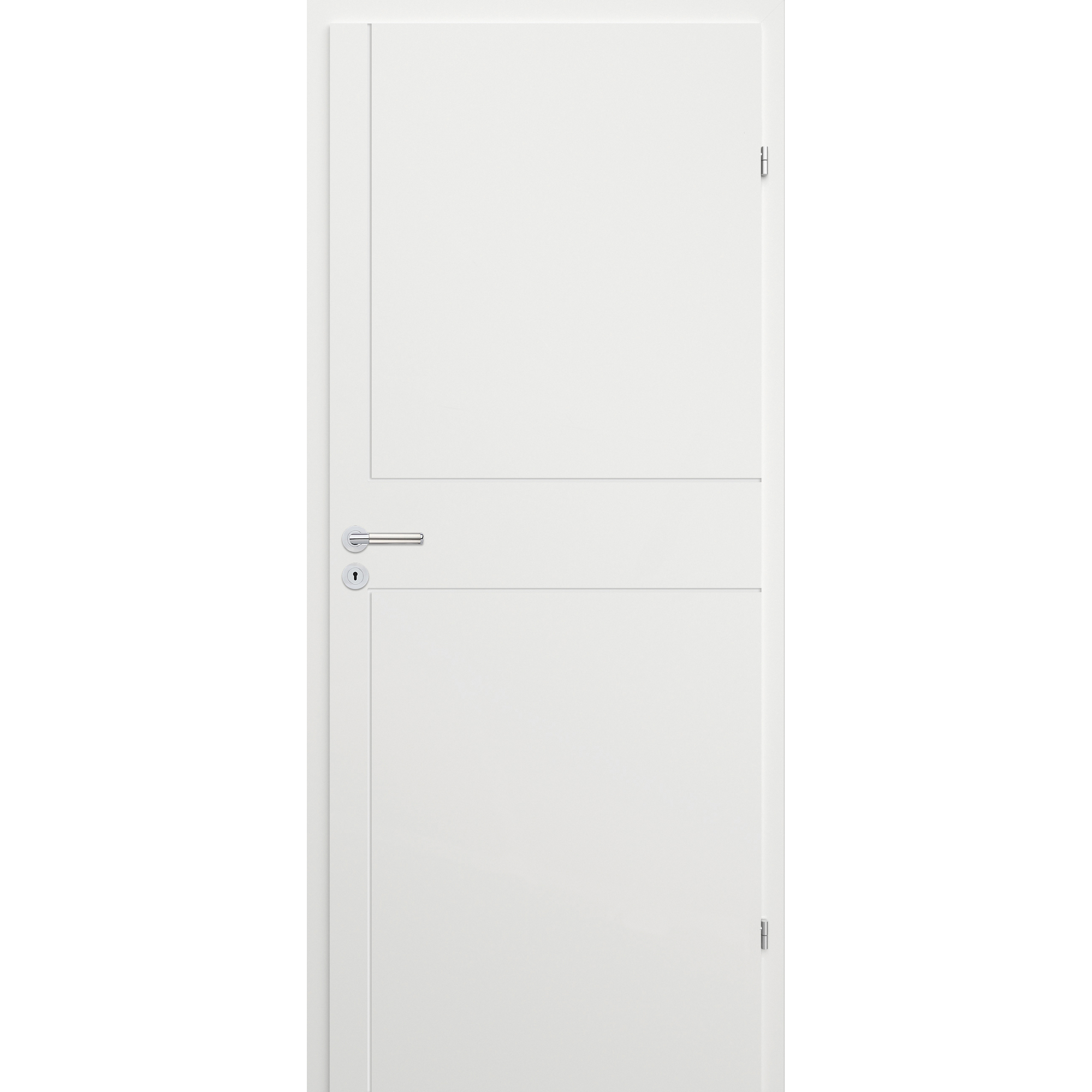 Innentür 'Modern M1' weiß 198,5 x 61 cm, Rechtsanschlag