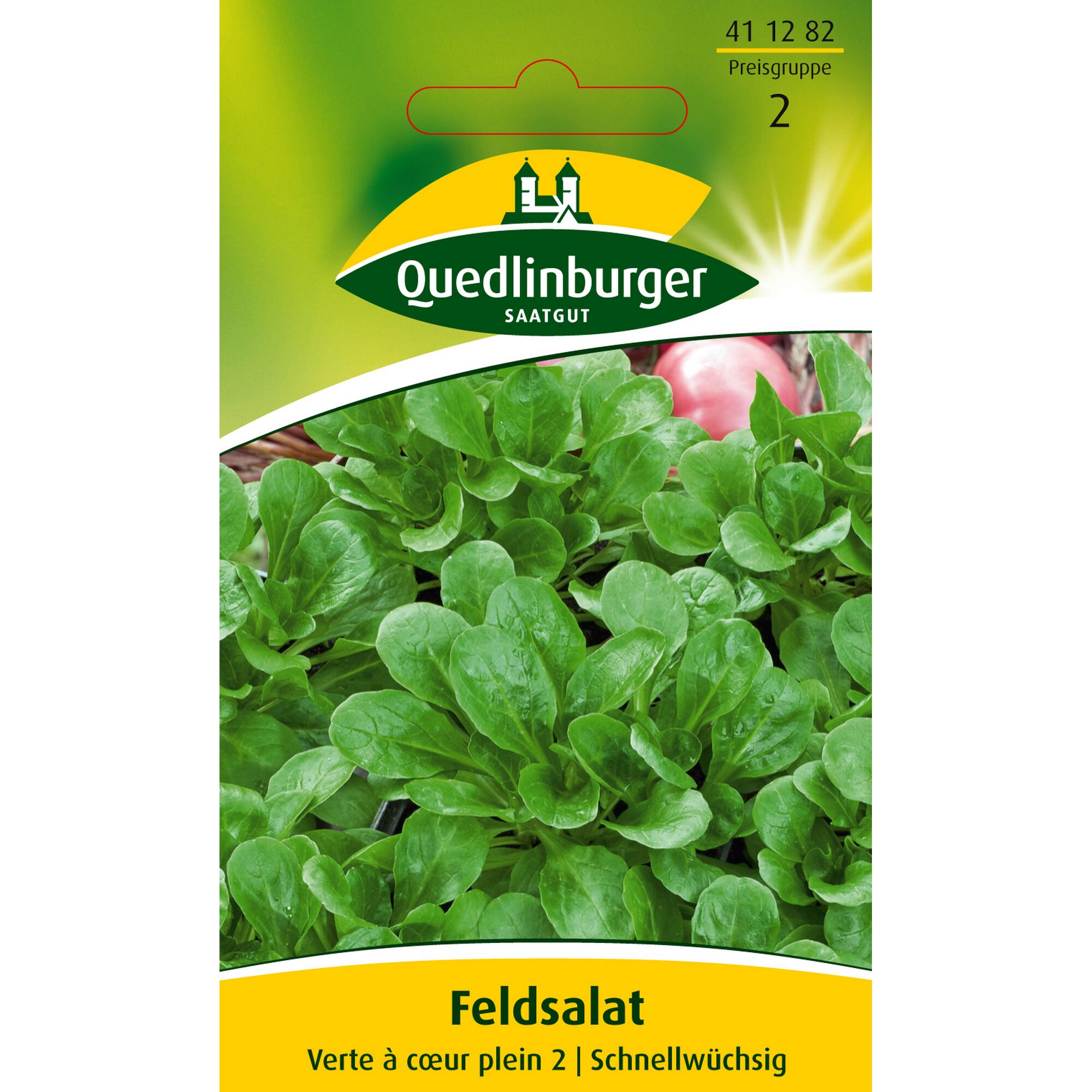 Feldsalat, Verte à cœur plein 2, schnellwüchsig