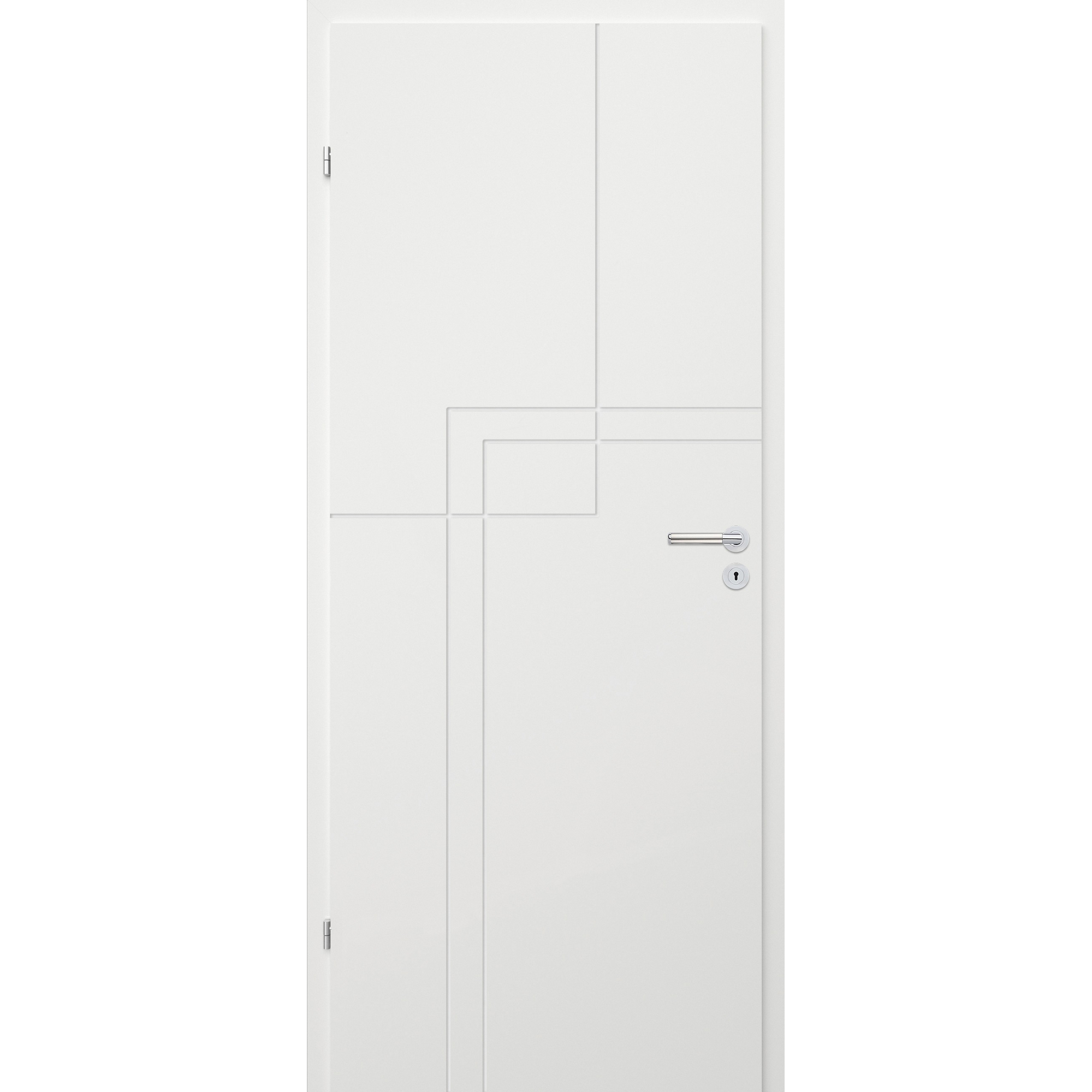 Innentür 'Modern M2' weiß 198,5 x 73,5 cm, Linksanschlag