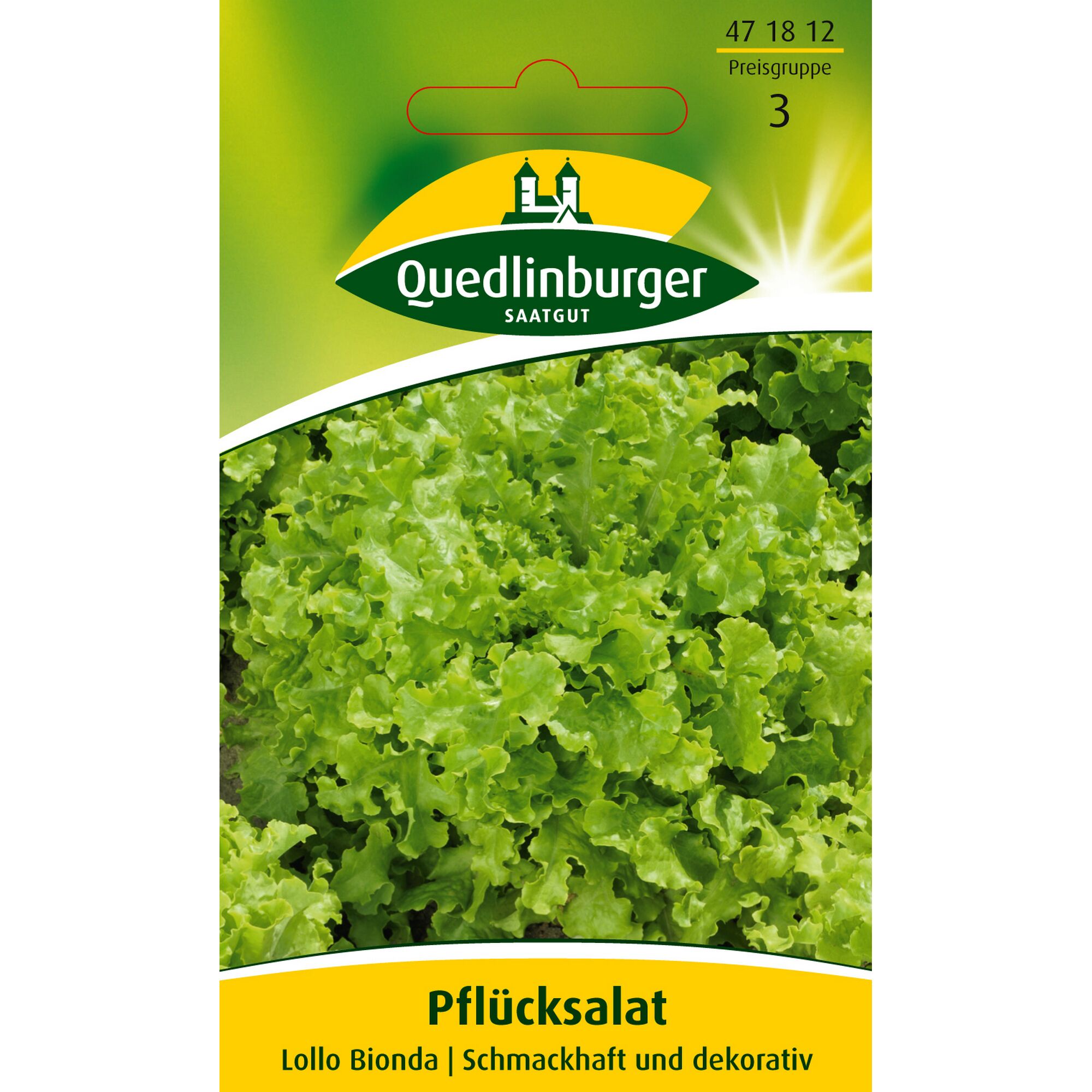 Pflücksalat Lollo Bionda von Quedlinburger Saatgut