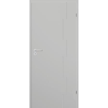 2. Bild von Innentür 'Modern M5' hellgrau 198,5 x 86 cm, Rechtsanschlag