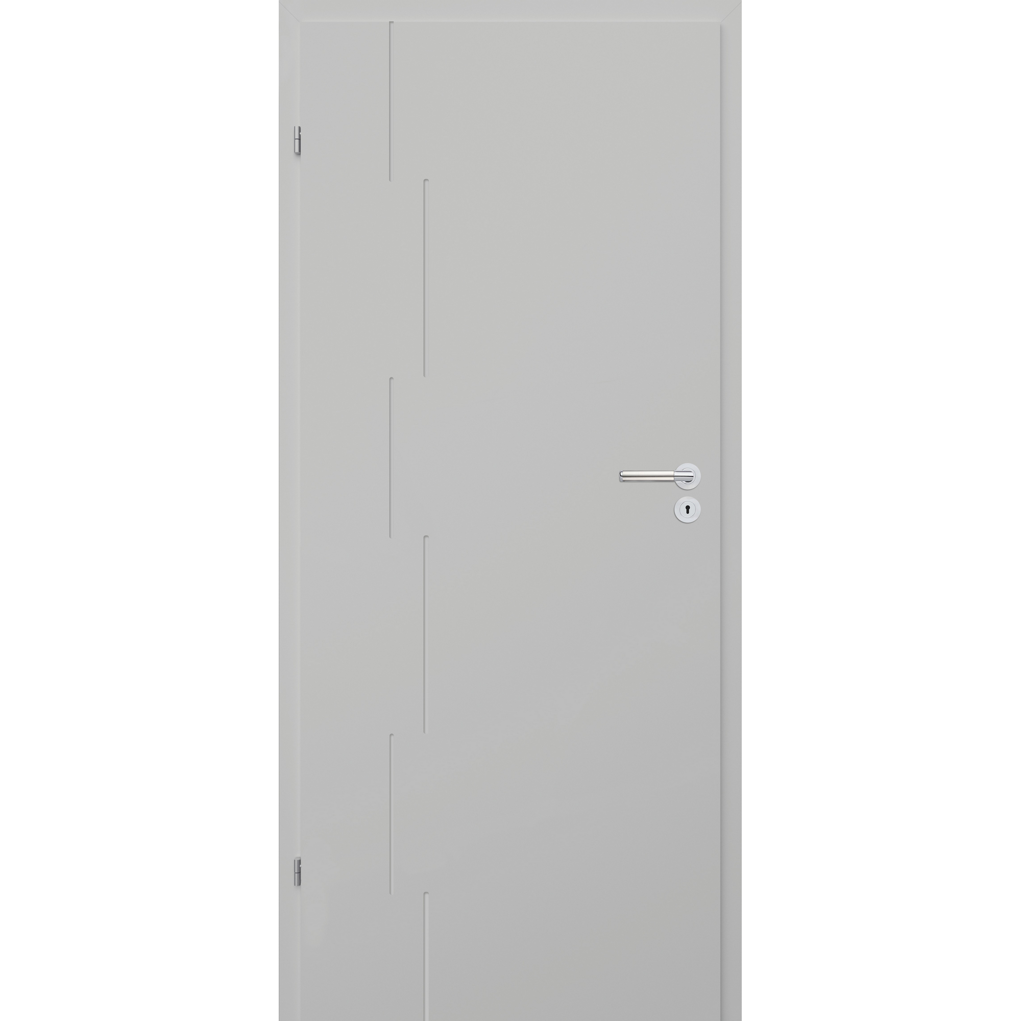 Innentür 'Modern M5' hellgrau 198,5 x 98,5 cm, Linksanschlag
