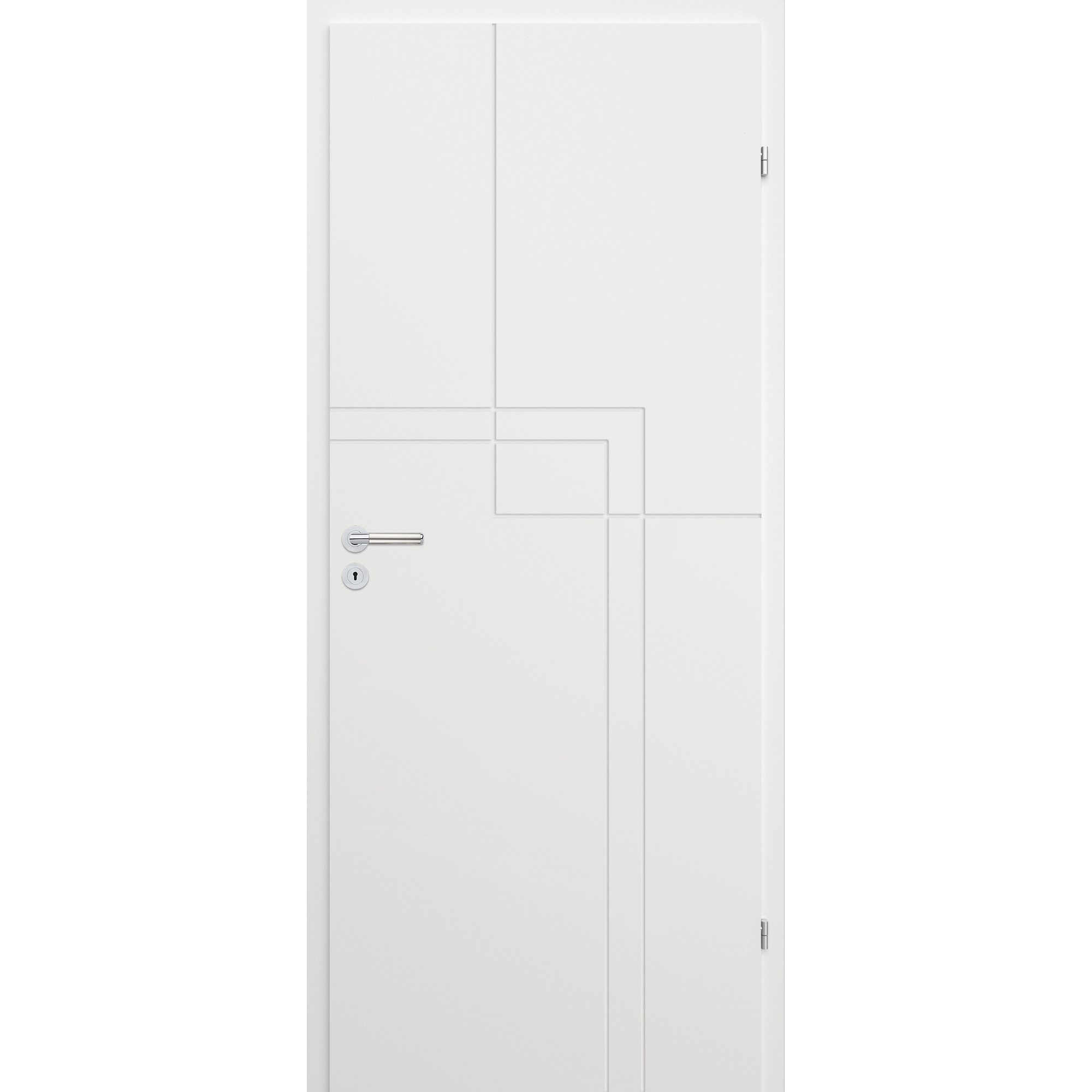 Innentür 'Modern M2 RS' weiß 198,5 x 86 cm, Rechtsanschlag