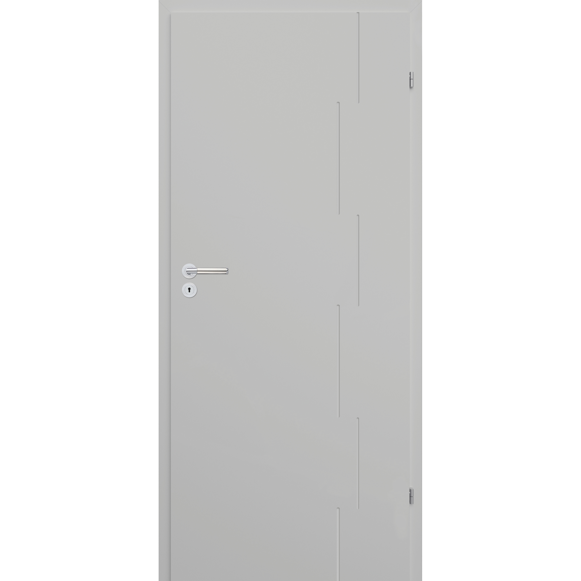 Innentür 'Modern M5 RS' hellgrau 198,5 x 61 cm, Rechtsanschlag