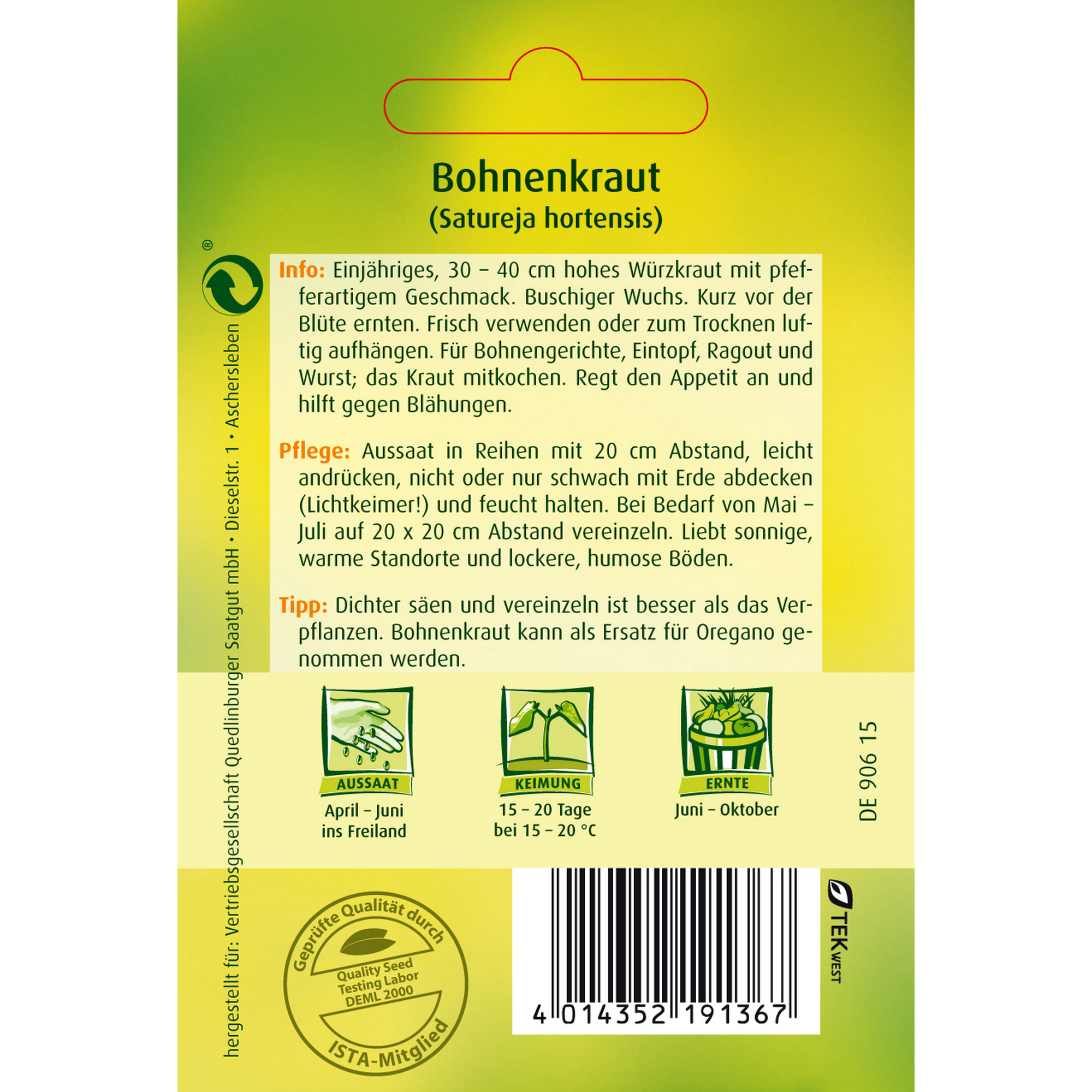 Bohnenkraut + product picture