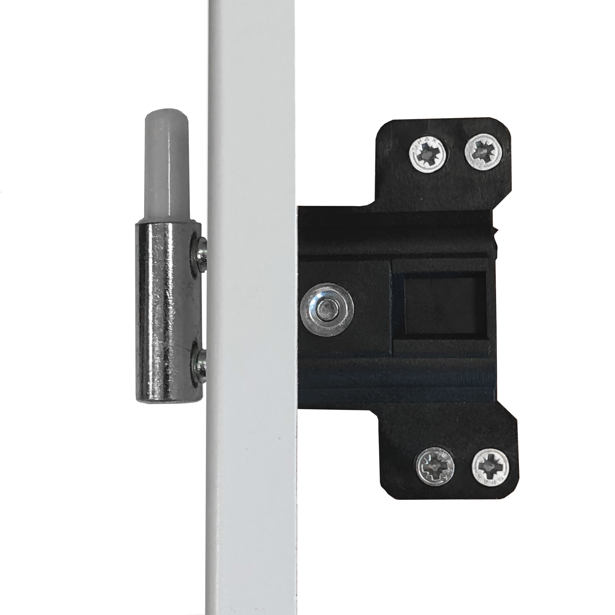 Zarge 'Dark' Uni Black 198,5 x 86 x 16-18 cm Linksanschlag