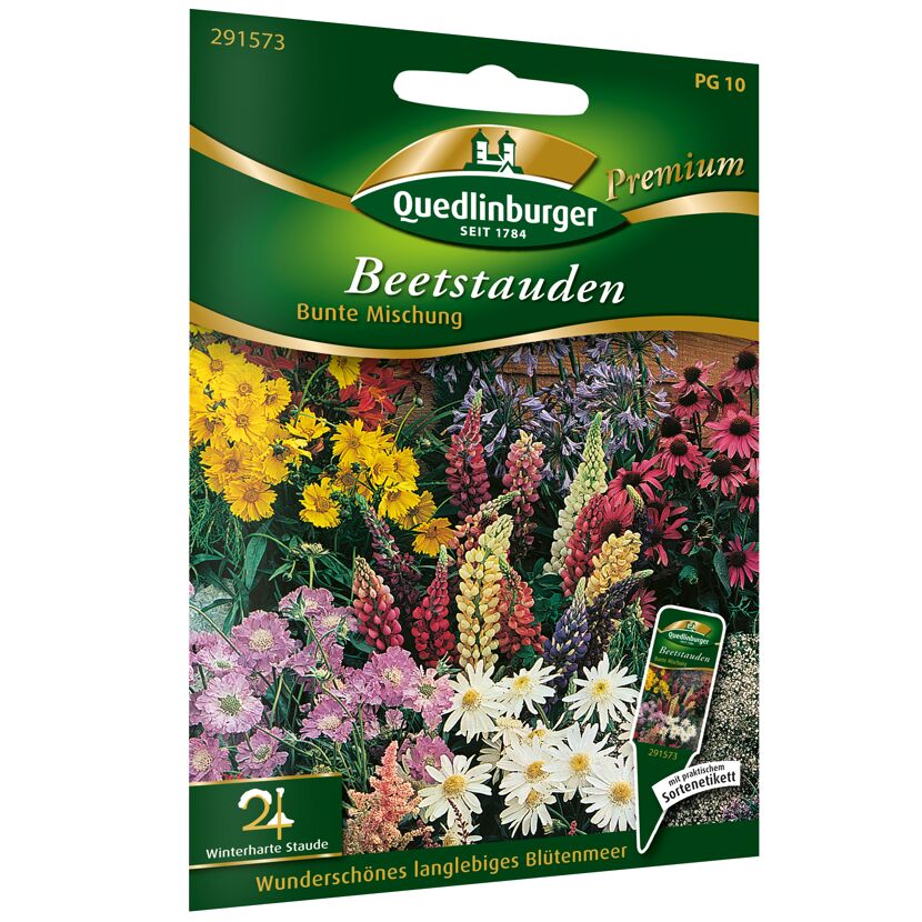 Bunt gemischte Beetstauden von Quedlinburger