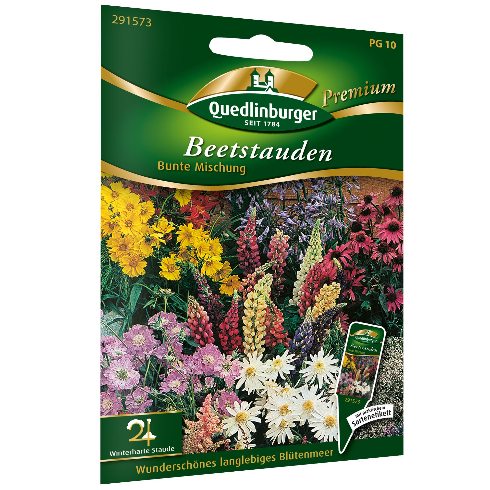 Bunt gemischte Beetstauden von Quedlinburger