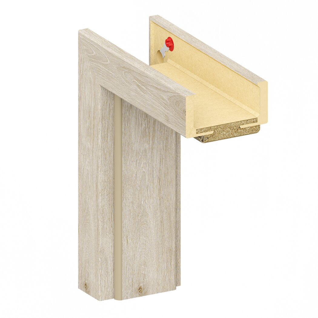 Zarge 'Klimaklasse' Kendal Eiche 198,5 x 86 x 22-24 cm Rechtsanschlag