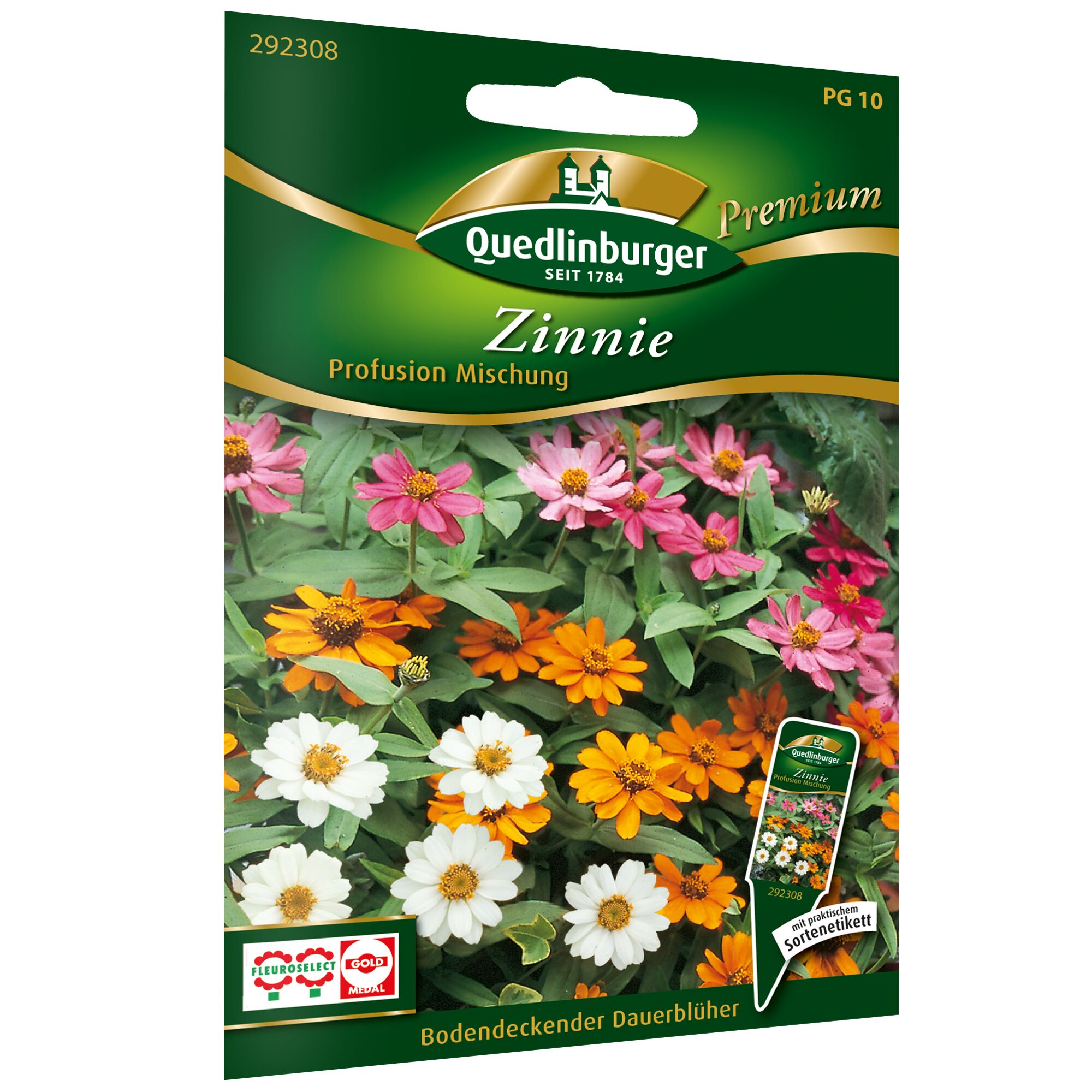 Zinnien Profusion Mischung, verschiedene Farben