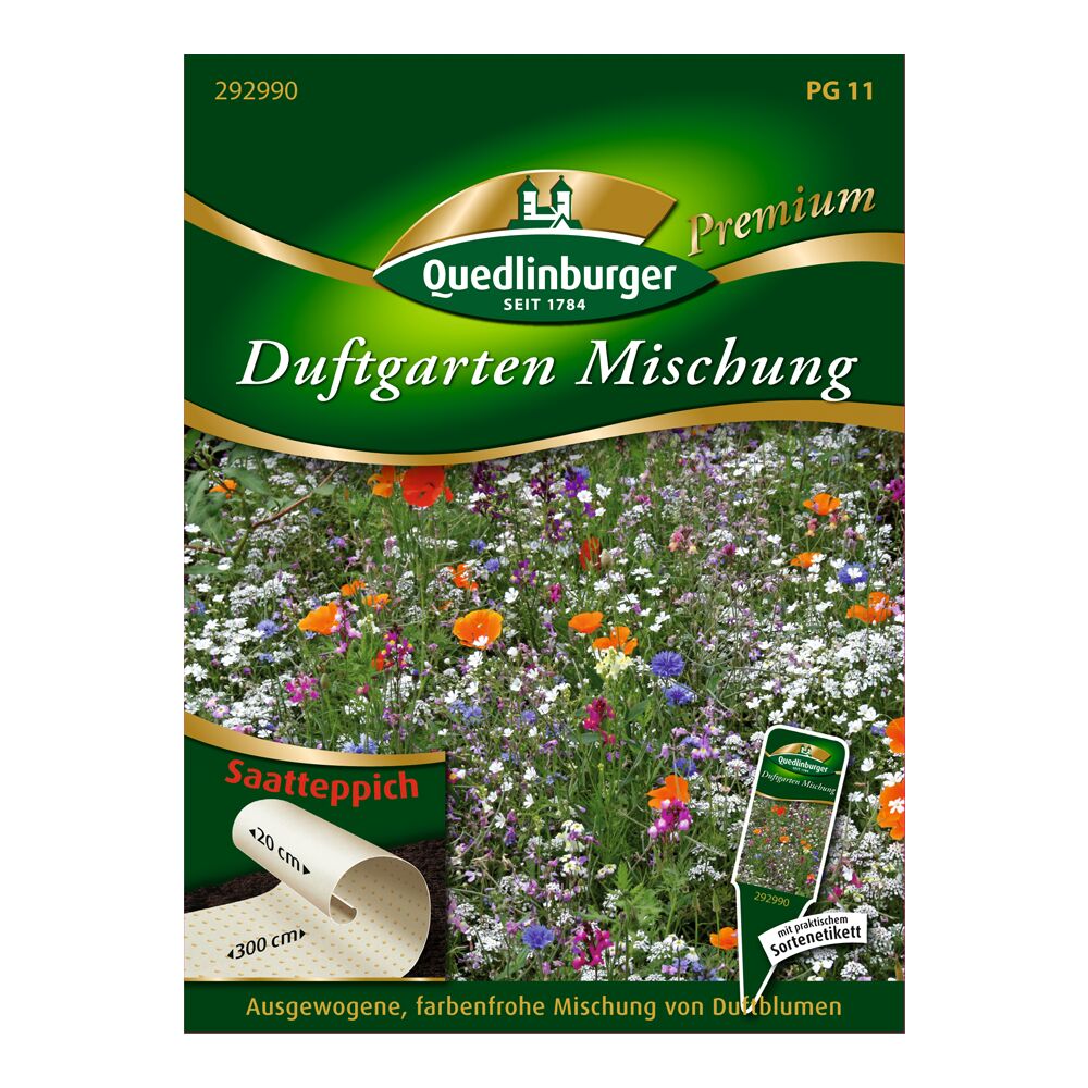 Quedlinburger Premium Duftgarten Mischung Saatteppich