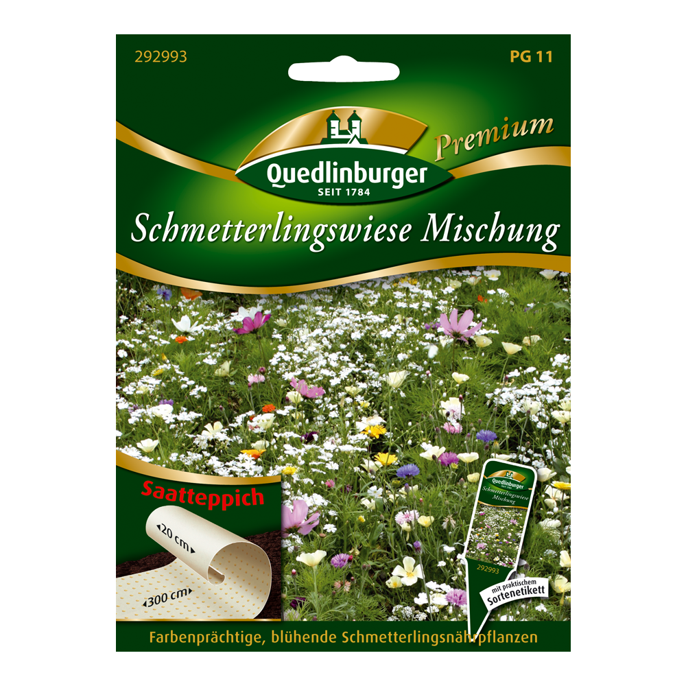 Blumenmischung "Schmetterlingswiese" Saatteppich + product picture