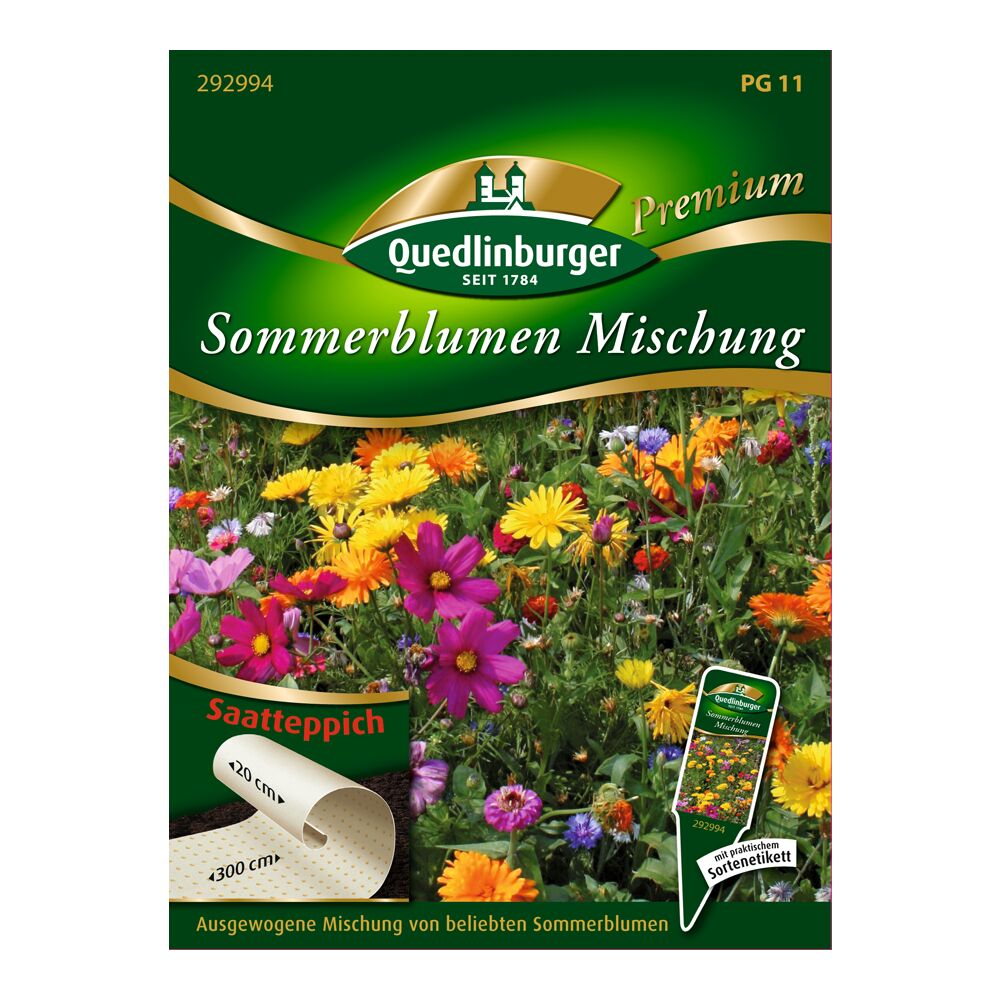 Quedlinburger Sommerblumen Mischung Saatteppich