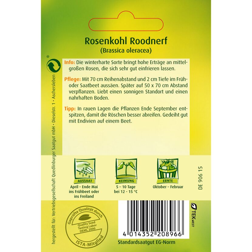 Rosenkohl Roodnerf Samen