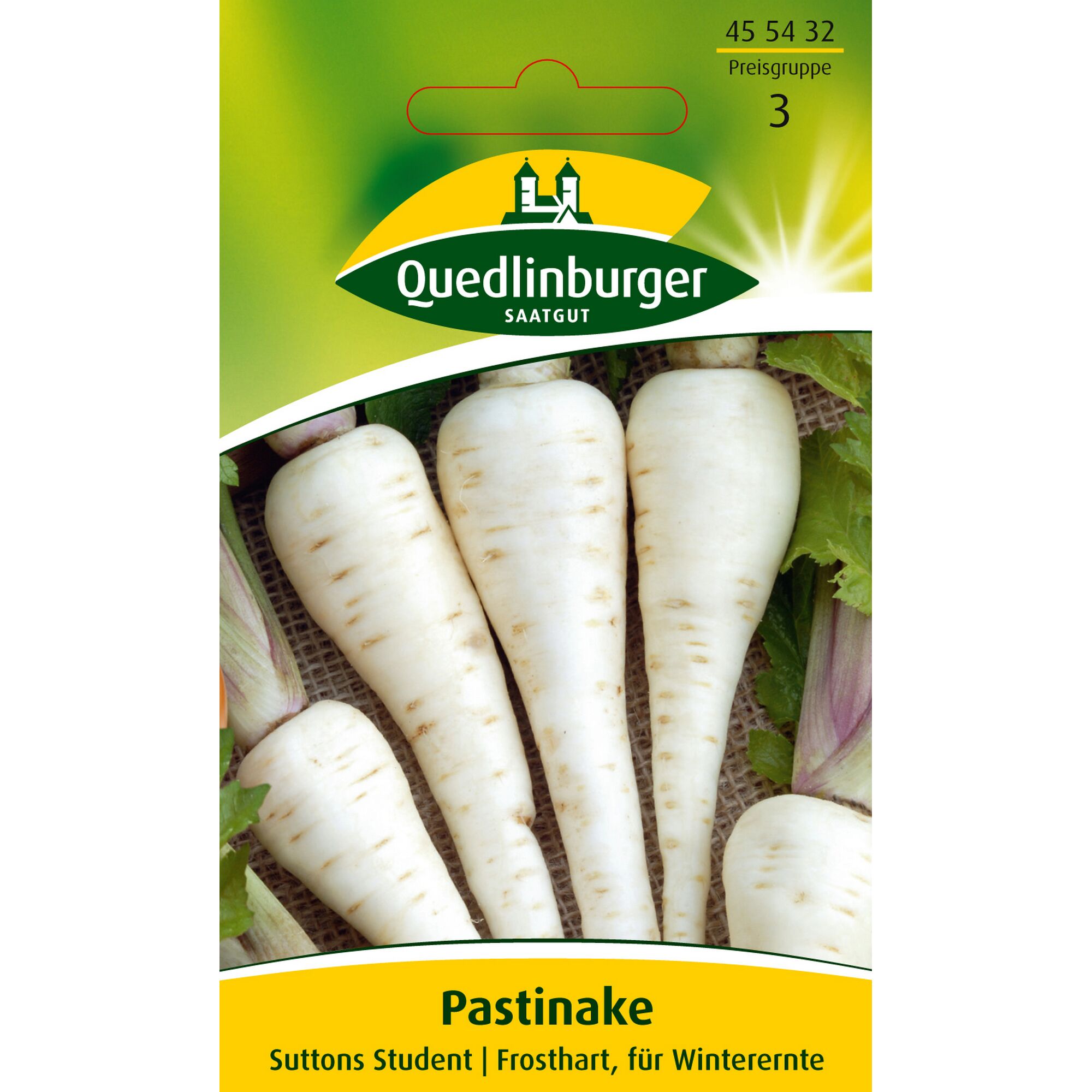 Pastinaken auf Jutetuch