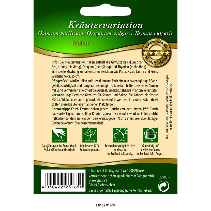 Premium Kräutervariation Italien