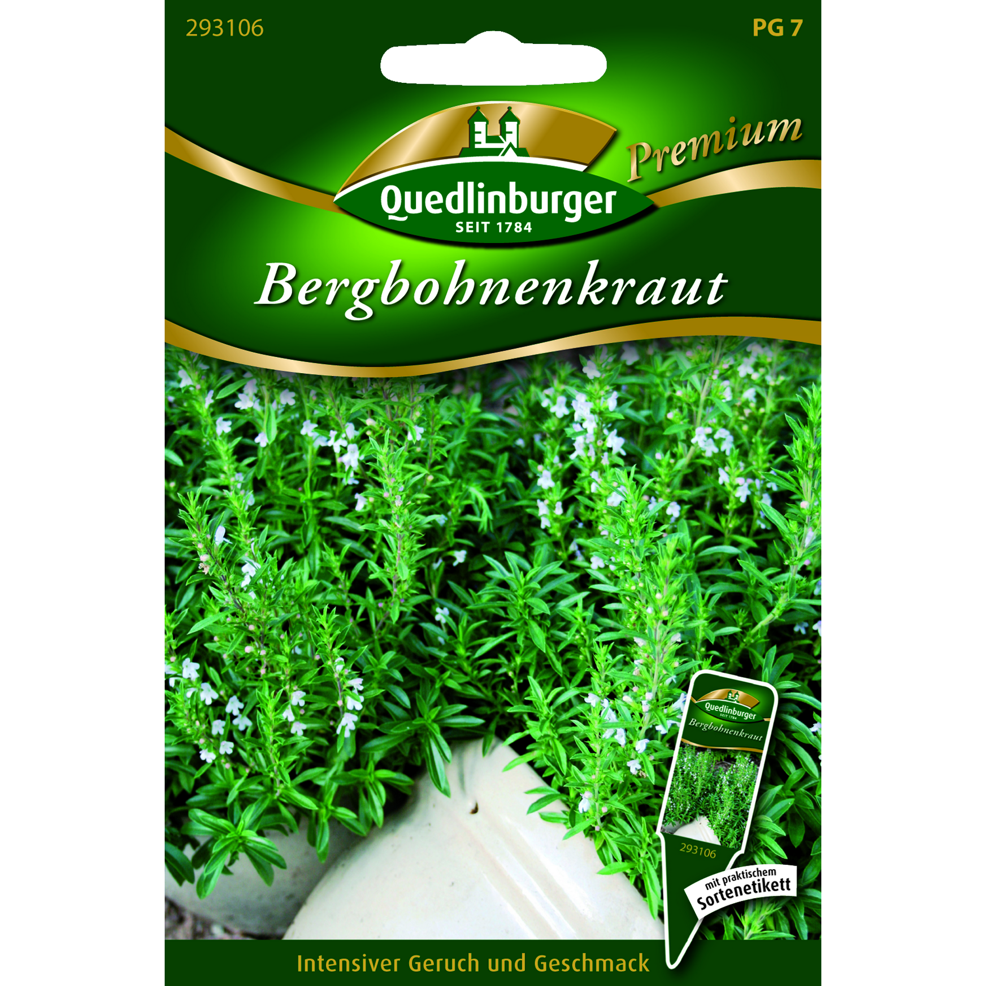 Premium Bergbohnenkraut + product picture