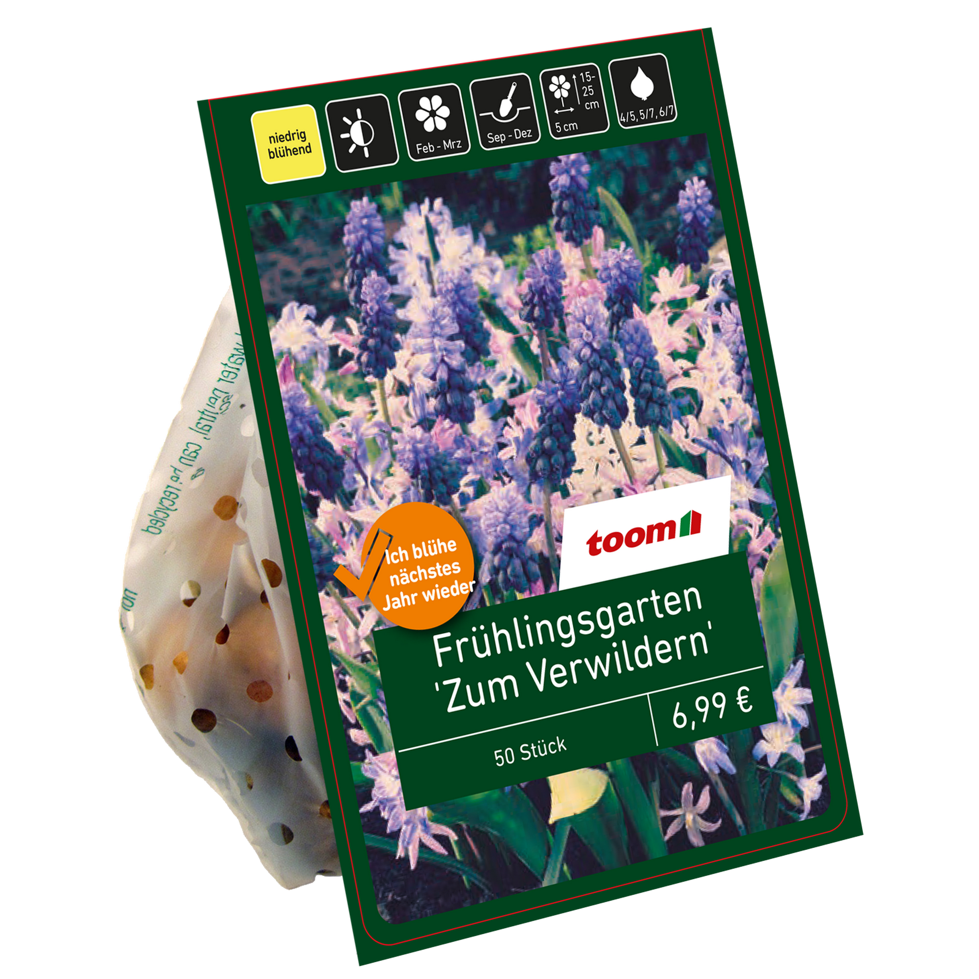 Frühlingsgarten 'Zum Verwildern' Mischung 75 Zwiebeln + product picture
