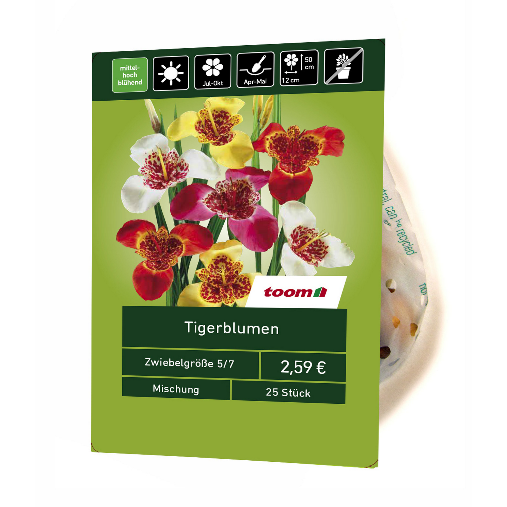 Tigerblumen-Mix 25 Stück + product picture