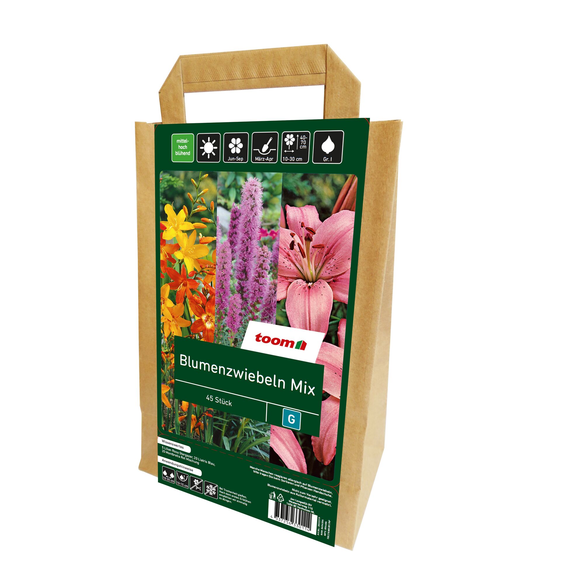 toom Blumenzwiebeln Mix 45 Stück