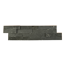 Verkleinertes Bild von Wandfliese Brickstone schiefer nero 15x55cm