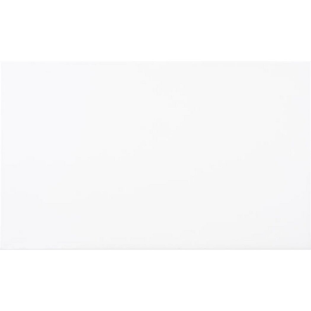 Wandfliese 'Atrium' Steingut weiß mate blanco 33,3 x 55 cm