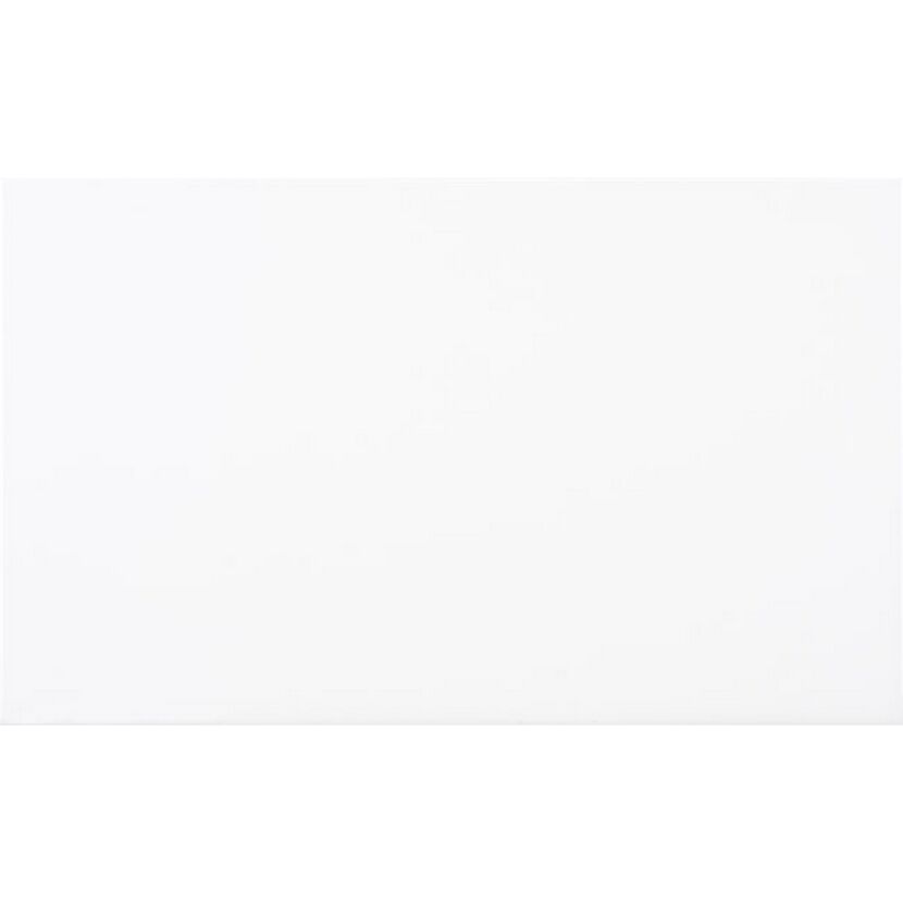 Wandfliese 'Atrium' Steingut weiß mate blanco 33,3 x 55 cm