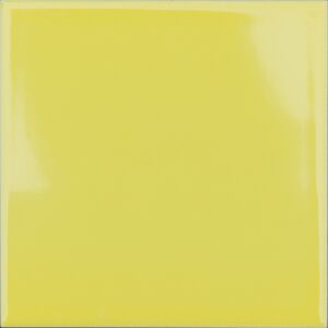 Wandfliese 'Jna' gelb 15 x 15 cm
