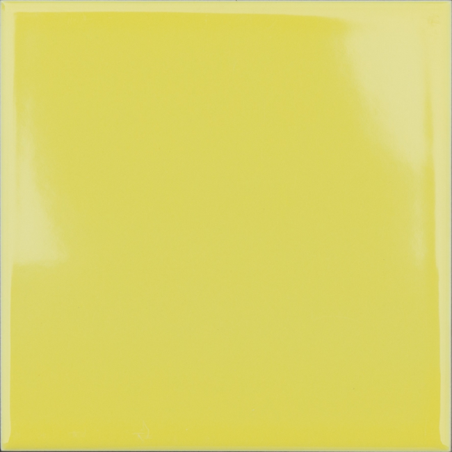 Bild von Wandfliese 'Jna' Steingut gelb 14,8 x 14,8 cm