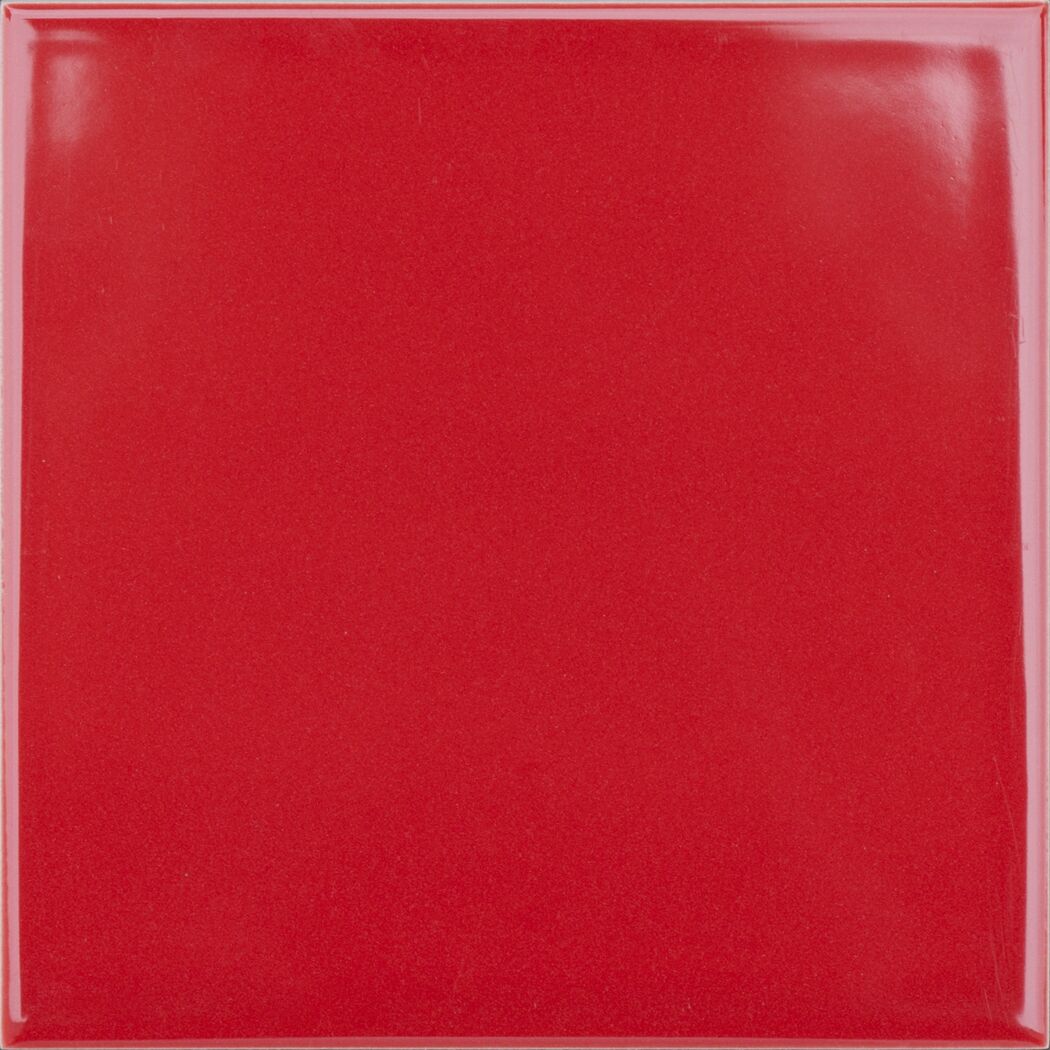 Wandfliese 'Jna' Steingut rot 14,8 x 14,8 cm