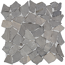 Verkleinertes Bild von Mosaikfliese 'Bruch' Naturstein schwarz 28 x 28 cm