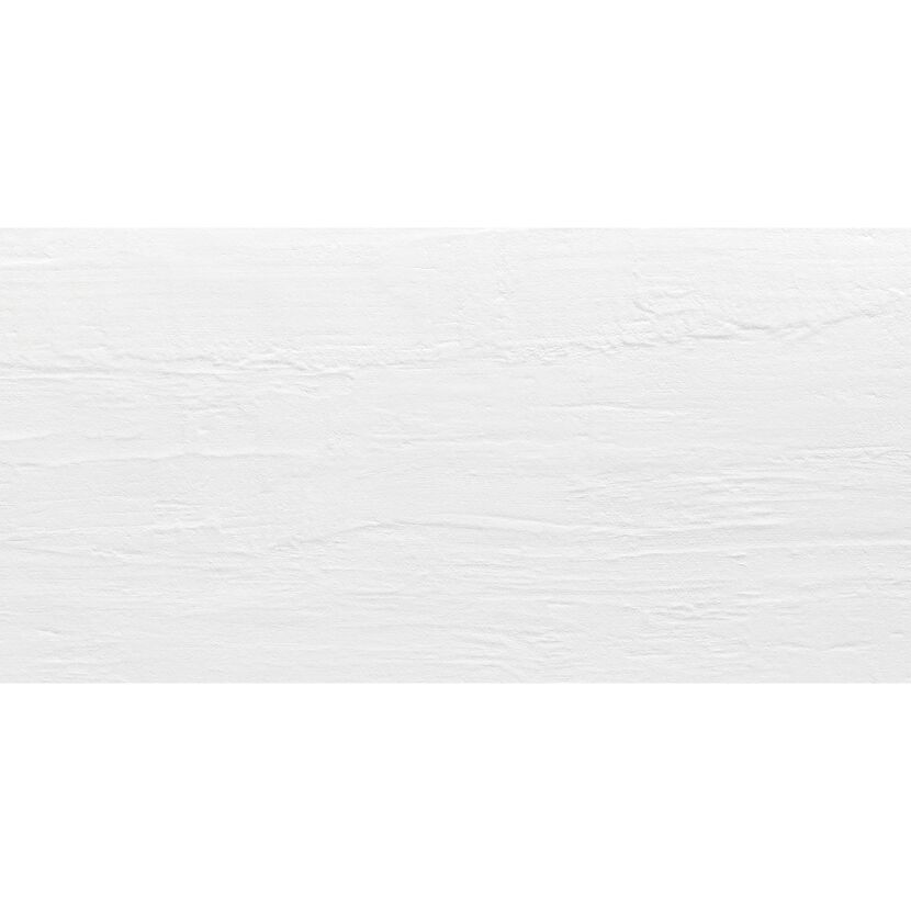 Wandfliese 'Look Concret' Steingut weiß 30 x 60 cm