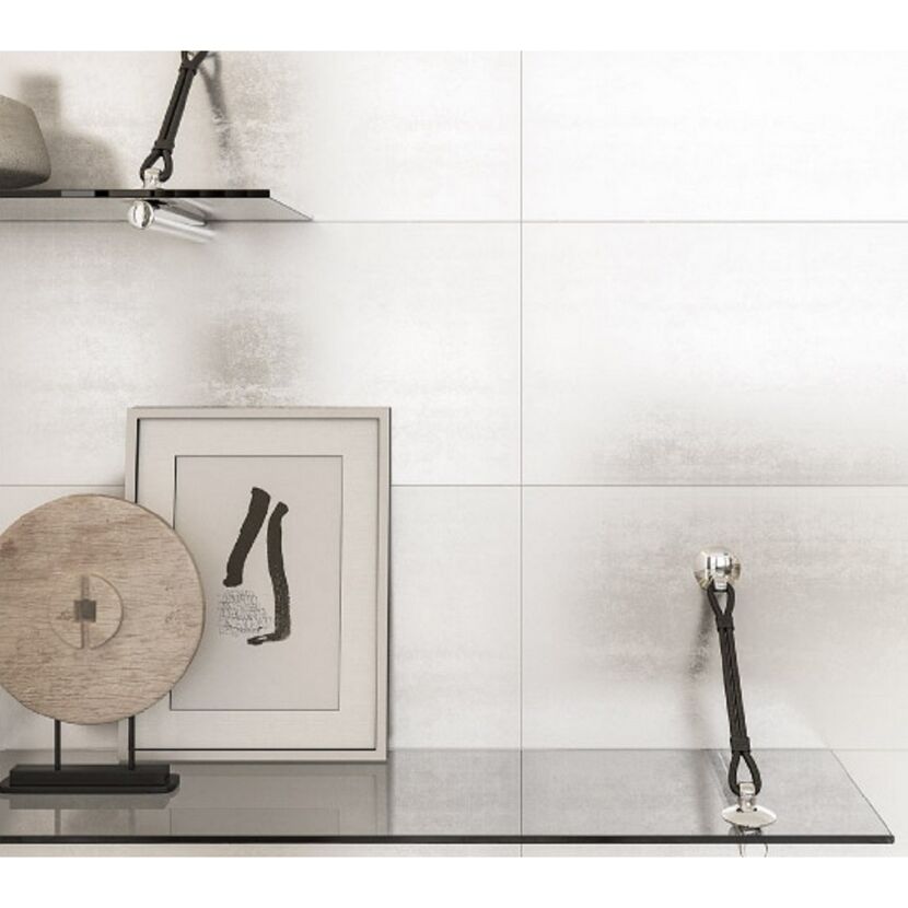 Weiße Wandfliesen WF Parel white