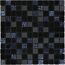 Schwarze Mosaikfliesen MO Easyglue Würfel