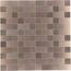 Selbstklebende Mosaikfliesen aus Aluminium kupferfarben
