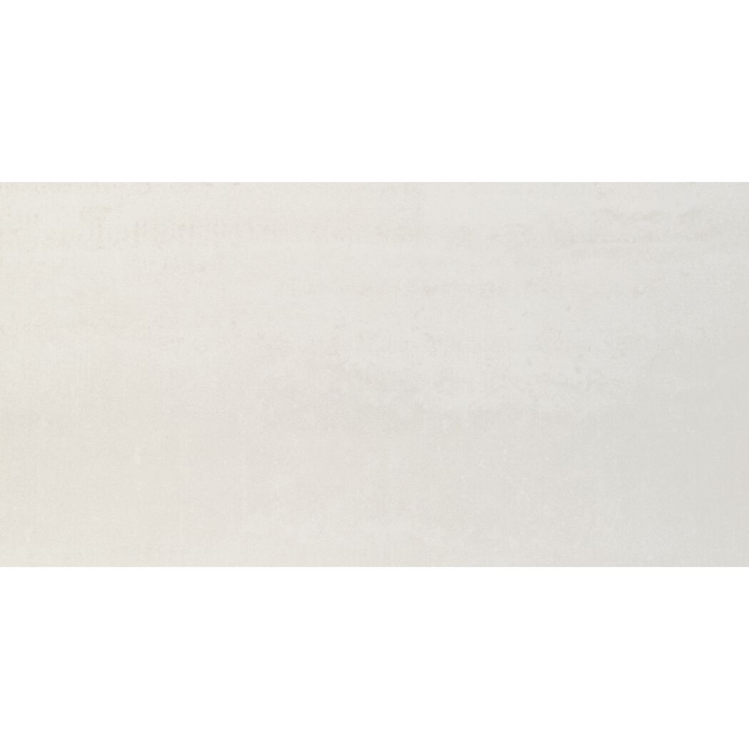 Wandfliese 'Massai' Steingut weiß 30 x 60 cm