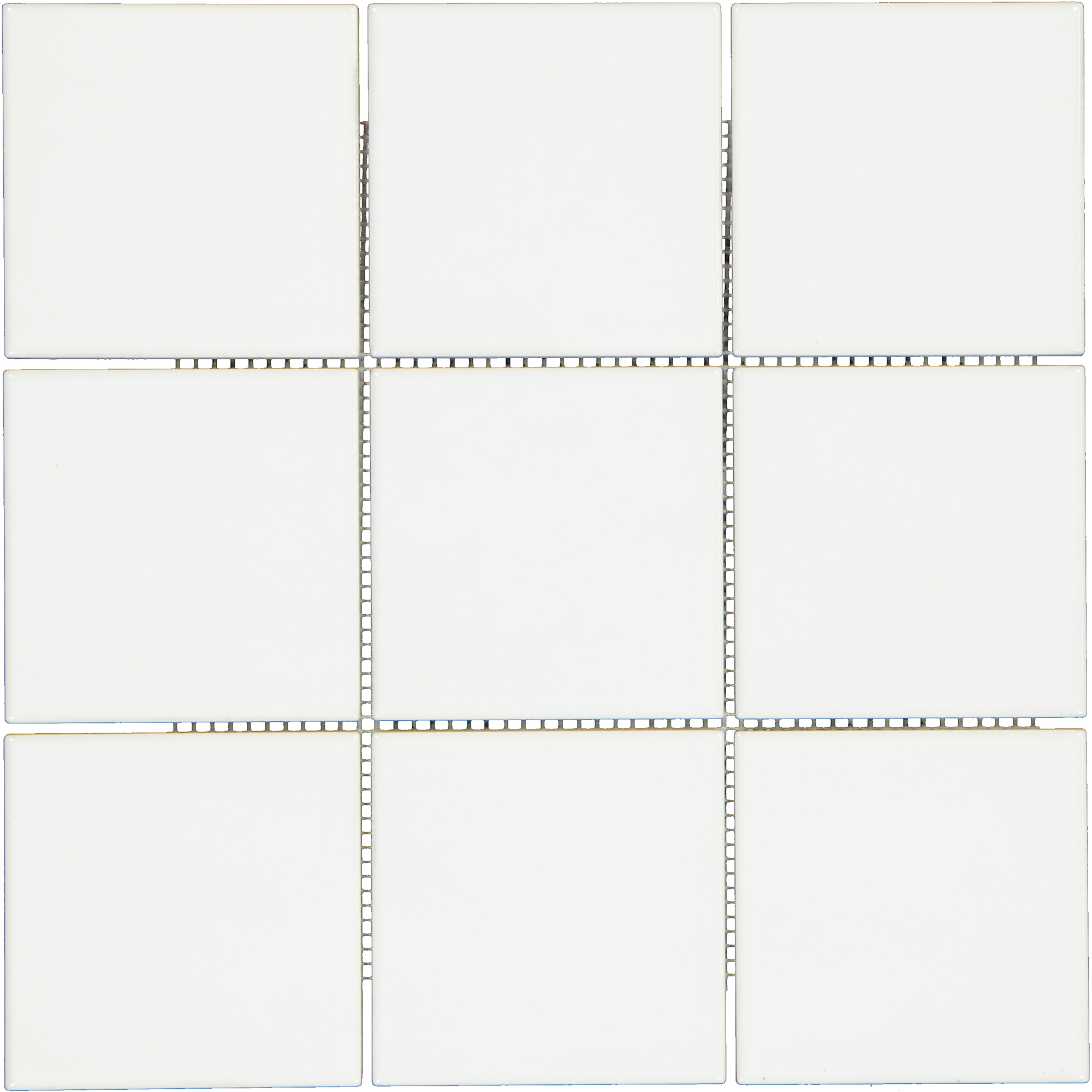 Mosaikfliese 'Selektiv' Steingut weiß glänzend 30 x 30 cm + product picture