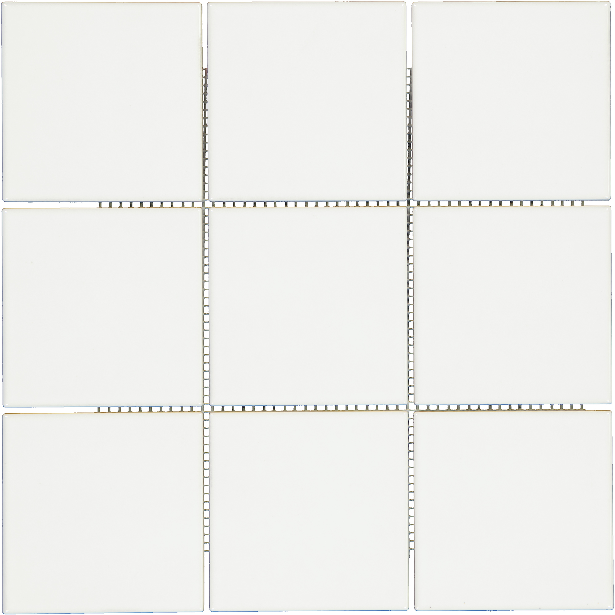 Mosaikfliese 'Selektiv' Steingut weiß matt 30 x 30 cm + product picture