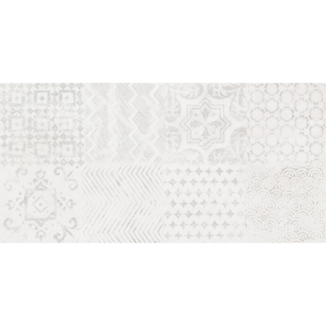 Bild von Dekorfliese 'Ella' grau 30 x 60 cm