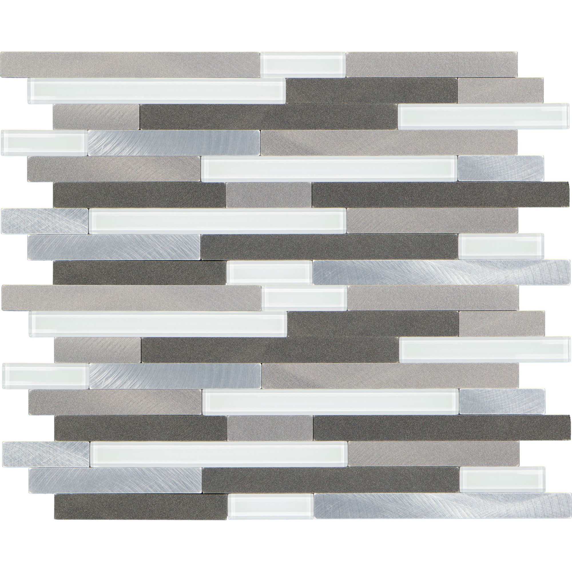 Mosaikfliese 'Easyglue' selbstklebend grau Kunststoff/Glas 30 x 30,5 cm + product picture