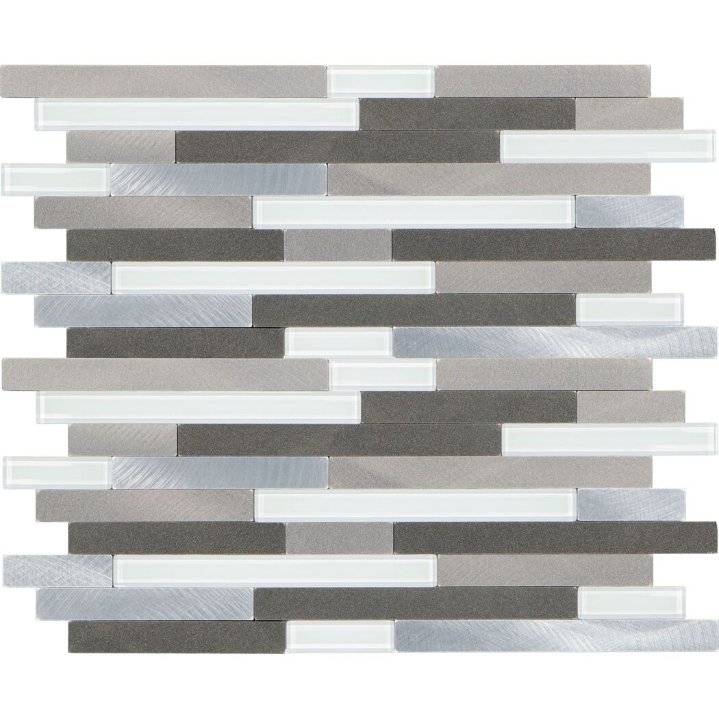 Graue und weiße Mosaikfliesen