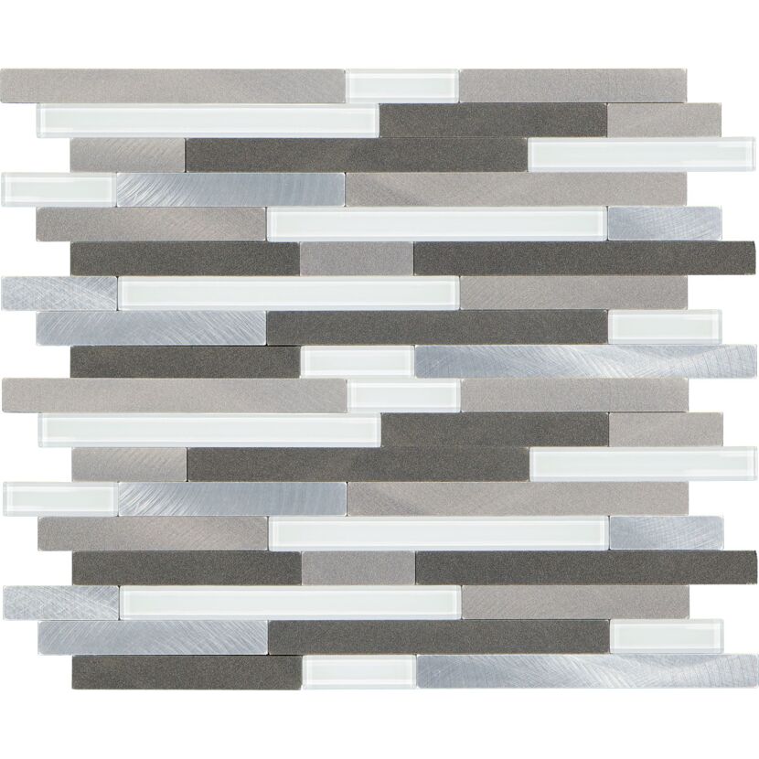 Graue und weiße Mosaikfliesen