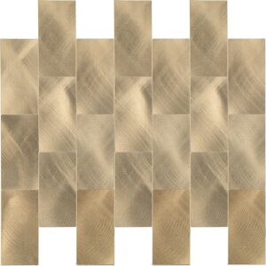 Mosaikfliese 'Easyglu' kupfer Kunststoff 28,8 x 29,4 cm