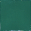 Verkleinertes Bild von Wandfliese 'Crayon' grün glänzend 13 x 13 cm